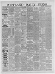 Portland Daily Press: August 12,1886