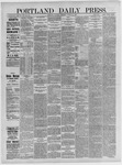 Portland Daily Press:  August 14,1886