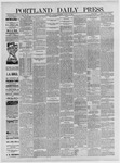 Portland Daily Press:  August 16,1886
