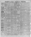 Portland Daily Press:  August 25,1886