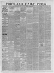 Portland Daily Press: August 26,1886