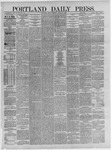 Portland Daily Press:  August 27,1886