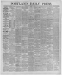 Portland Daily Press: August 31,1886