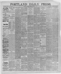 Portland Daily Press: September 04,1886
