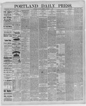 Portland Daily Press: September 11,1886
