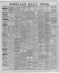 Portland Daily Press: September 16,1886
