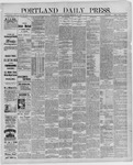 Portland Daily Press: September 18,1886