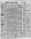 Portland Daily Press: September 20,1886