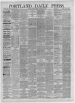 Portland Daily Press: September 24,1886