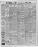 Portland Daily Press: September 27,1886