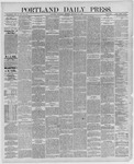 Portland Daily Press: September 29,1886