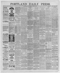 Portland Daily Press: October 09,1886