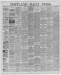 Portland Daily Press: October 12,1886