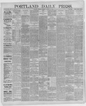 Portland Daily Press: October 14,1886