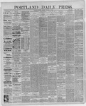 Portland Daily Press: October 18,1886