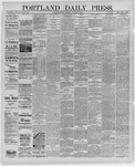 Portland Daily Press: October 19,1886