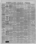 Portland Daily Press: October 27,1886