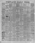 Portland Daily Press: November 01,1886