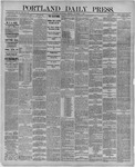 Portland Daily Press: November 03,1886