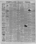 Portland Daily Press: November 06,1886