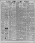 Portland Daily Press: November 10,1886