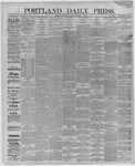 Portland Daily Press: November 11,1886