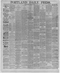 Portland Daily Press: November 15,1886