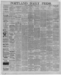 Portland Daily Press: November 18,1886