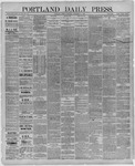 Portland Daily Press: November 23,1886