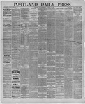 Portland Daily Press: November 25,1886