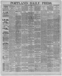 Portland Daily Press: November 30,1886