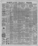 Portland Daily Press: December 01,1886
