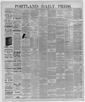 Portland Daily Press: December 06,1886