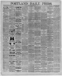 Portland Daily Press: December 18,1886