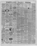 Portland Daily Press: December 20,1886
