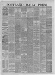 Portland Daily Press: December 22,1886