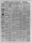 Portland Daily Press: December 25,1886