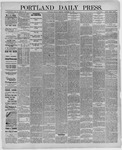 Portland Daily Press: December 27,1886