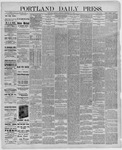 Portland Daily Press: December 28,1886