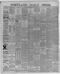 Portland Daily Press: December 29,1886