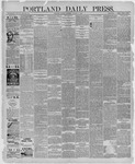 Portland Daily Press: January 03,1887