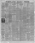Portland Daily Press: January 04,1887