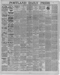 Portland Daily Press: January 08,1887