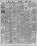 Portland Daily Press: January 12,1887