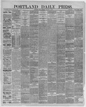 Portland Daily Press: January 14,1887