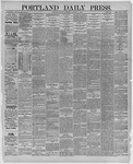 Portland Daily Press: January 15,1887