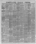 Portland Daily Press: January 21,1887