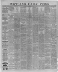 Portland Daily Press: January 22,1887