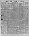Portland Daily Press: January 27,1887