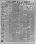 Portland Daily Press: January 29,1887